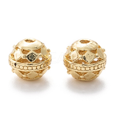 Alloy Hollow Beads PALLOY-P238-18G-RS-1
