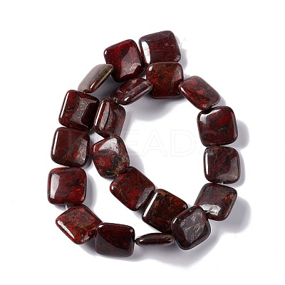 Natural Brecciated Jasper Beads Strands G-L253-13-1