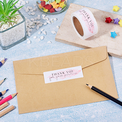 2 Rolls Self-Adhesive Paper Gift Tag Youstickers DIY-TA0013-48A-1