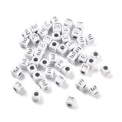 Opaque Acrylic Beads OACR-D282-06E-1