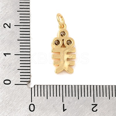 Brass Micro Pave Cubic Zirconia Pendants KK-A266-49E-G-1