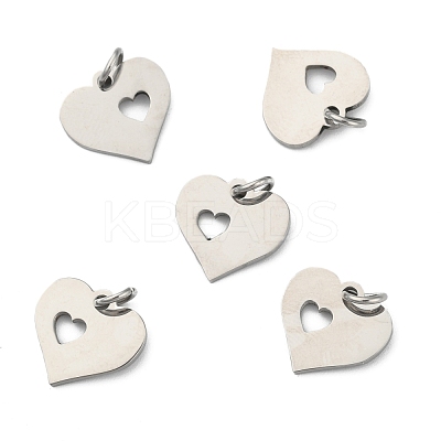 Non-Tarnish 304 Stainless Steel Pendants STAS-Q201-T457S-1