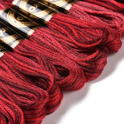 10 Skeins 6-Ply Polyester Embroidery Floss OCOR-K006-A44-1
