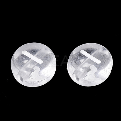 Transparent Acrylic Beads TACR-N002-04B-1