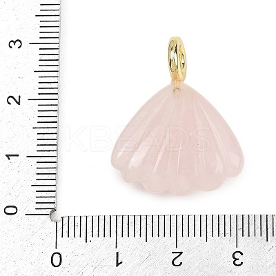 Natural Rose Quartz Carved Pendants G-G330-02G-06-1
