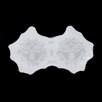 Sun with Face DIY Pendant Silicone Molds SIMO-C007-07-1