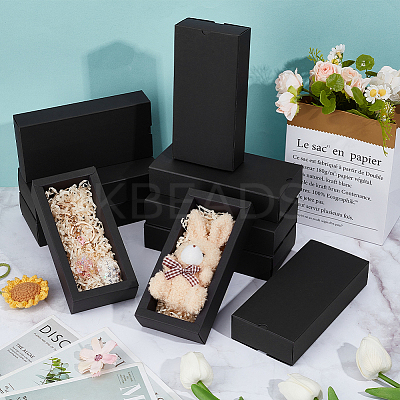 Kraft Paper Folding Drawer Boxes CON-WH0110-66C-1