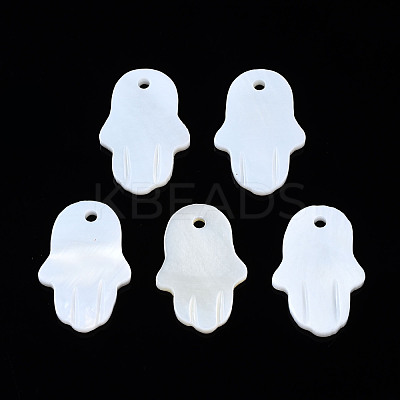 Freshwater Shell Pendants SHEL-S266-24B-1
