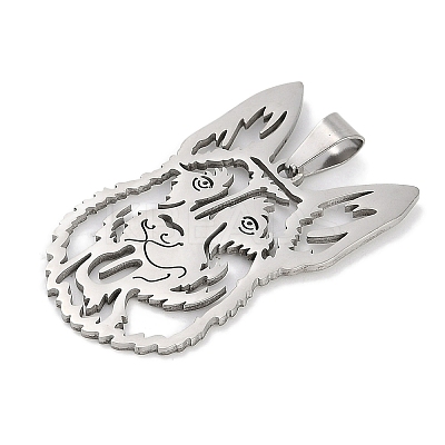 304 Stainless Steel Pendants STAS-R135-21P-1