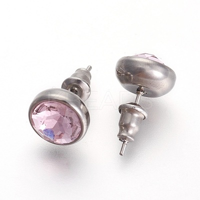 304 Stainless Steel Stud Earrings EJEW-F182-A06-1