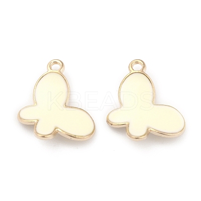Light Gold Plated Alloy Pendants ENAM-L029-04C-1