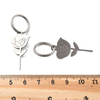 304 Stainless Steel Keychain KEYC-V001-01P-1