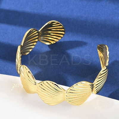 Brass Cuff Bangles for Women LS-BJEW-C112-08G-1