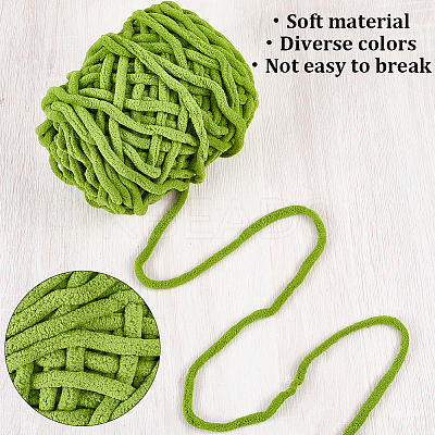 2 Skeins 2 Colors Polyester Yarn OCOR-CY0002-63B-1