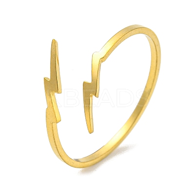 304 Stainless Steel Rings LS-RJEW-M045-02G-1