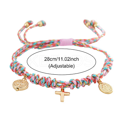 Brass Charm Bracelets OD9746-3-1
