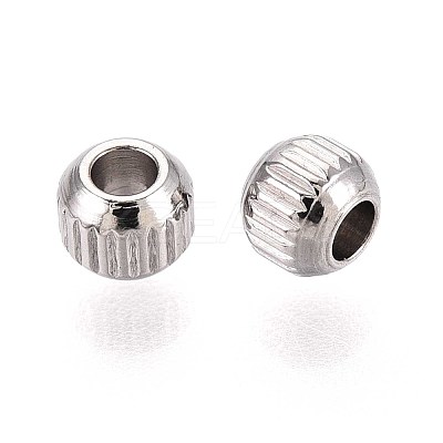 Tarnish Resistant 304 Stainless Steel Spacer Beads STAS-T034-4mm-01-1