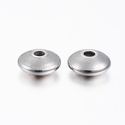 Tarnish Resistant 201 Stainless Steel Spacer Beads STAS-H376-52-1