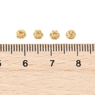 SHEGRACE Brass Spacer Beads XGRPCF399-183G-1