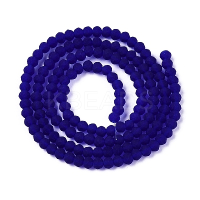 Transparent Glass Beads Strands EGLA-A044-T2mm-MD06-1