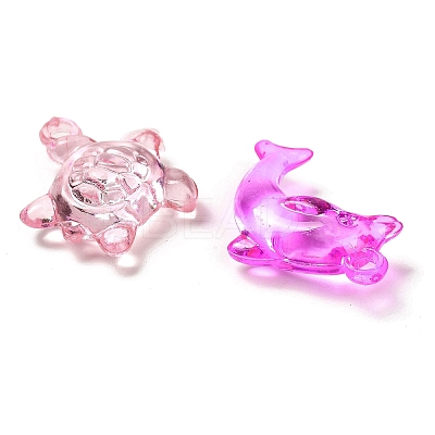 Transparent Acrylic Pendants OACR-Z016-24-1