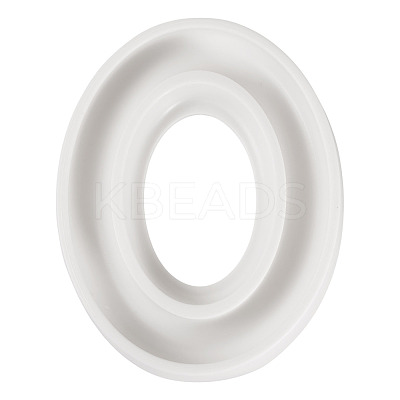 1Pc Plastic Oval Bobbin Holder AJEW-TA0003-08C-1