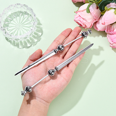 2Pcs Zinc Alloy Vintage Letter Opener AJEW-YW0002-06-1