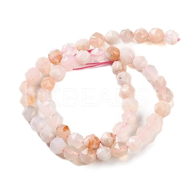 Natural Cherry Blossom Agate Beads Strands G-NH0021-A15-01-1