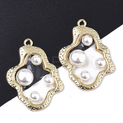 Epoxy Resin Pendants X-RESI-T045-018-1
