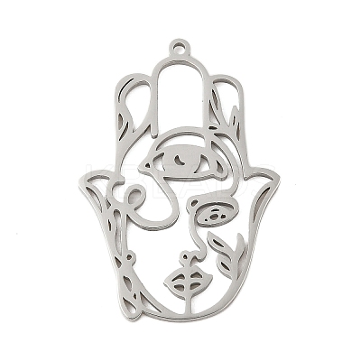 304 Stainless Steel Pendants STAS-G355-01P-1