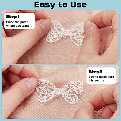36Pcs 18 Styles Computerized Embroidery Cloth Iron on/Sew on Patches DIY-AN0001-24-1