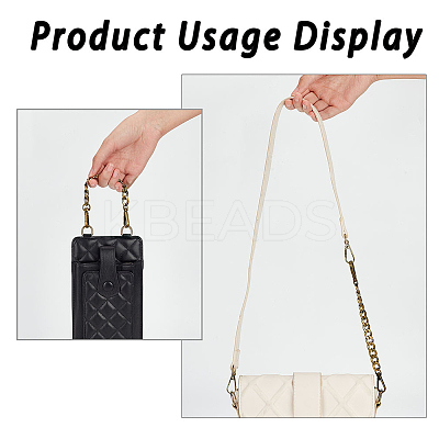 Aluminum Curb Chain Bag Shoulder Straps FIND-PH0010-43AB-1