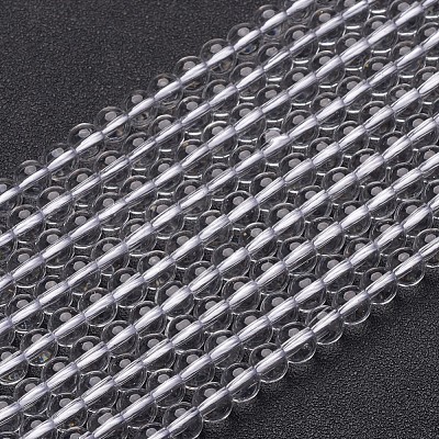 Synthetic Quartz Crystal Beads Strands X-GSR6mmA039-1-1
