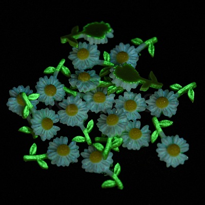 Luminous Opaque Epoxy Resin Decoden Cabochons CRES-M032-02A-1