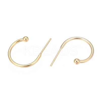 304 Stainless Steel Earring Hooks STAS-K211-01G-A-1