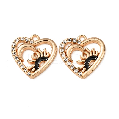 Alloy Enamel Pendants FIND-K030-17A-G-1