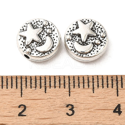 Tibetan Style Alloy Beads X-PALLOY-M217-18AS-1