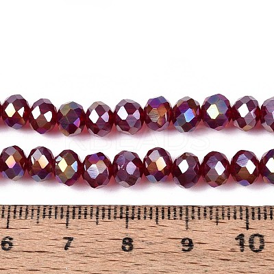 Electroplate Glass Bead Strands LS-EGLA-J047-6x4mm-AB07-1
