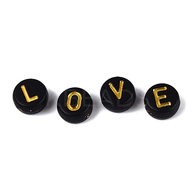 Opaque Acrylic Beads SACR-Q001-04B-M-1