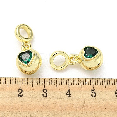 Brass with Cubic Zirconia Pendants FIND-Z023-20B-1