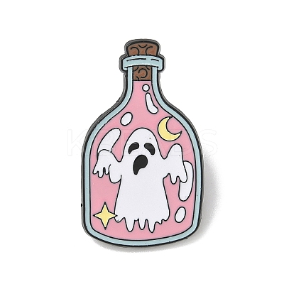 Hallowmas Ghost Enamel Lapel Pin Backs JEWB-K018-33B-EB-1