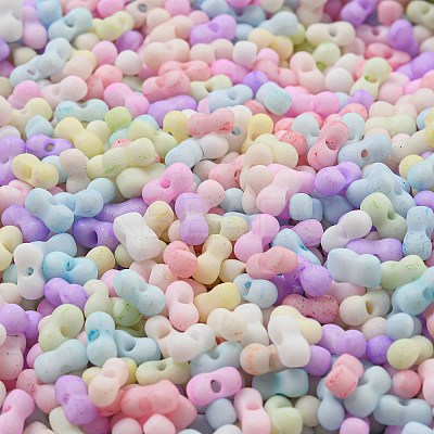 Macaron Color Opaque Frosted Glass Seed Beads SEED-K009-12B-01-1