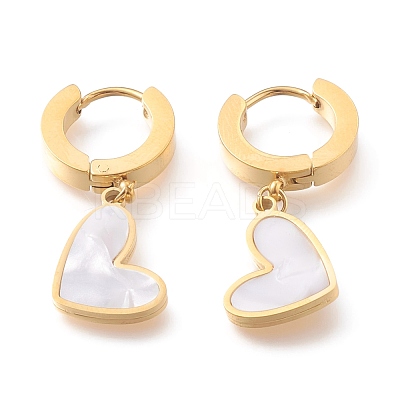 304 Stainless Steel Huggie Hoop Earrings EJEW-O098-10G-1