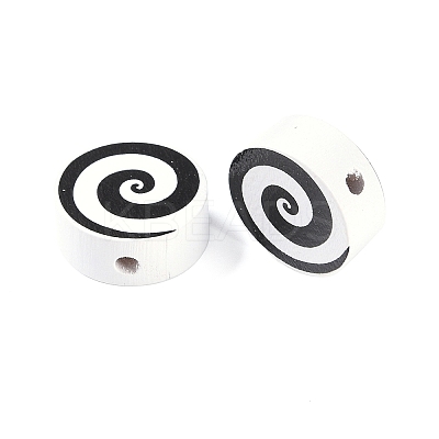 Halloween wood beads WOOD-S064-01D-1