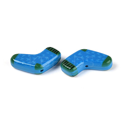 Printed Opaque Resin Beads RESI-N043-26C-1