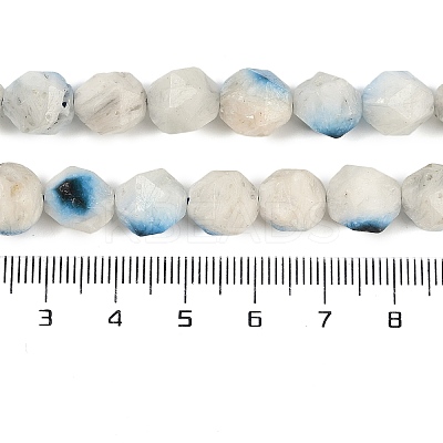 Natural Blue Ice Glacierite Stone Beads Strands G-B092-A01-03-1
