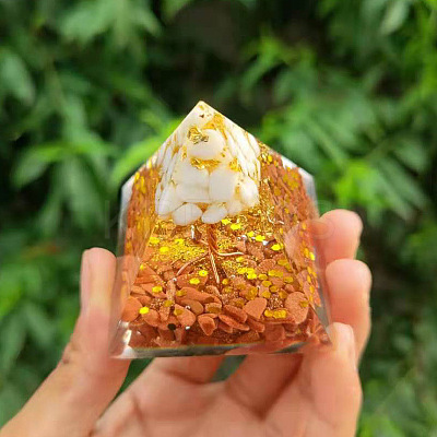 Orgonite Pyramid Resin Energy Generators PW-WGE9C45-02-1