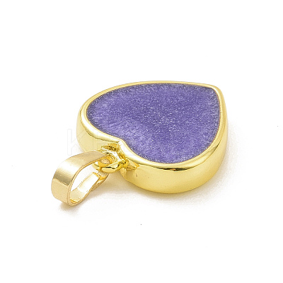 Real 18K Gold Plated Eco-friendly Rack Plating Brass Enamel Pendants KK-F843-06G-05-1
