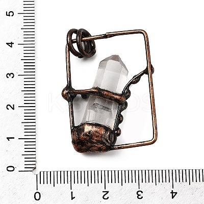 Natural Quartz Crystal Nuggets Pendants G-B149-05R-02-1