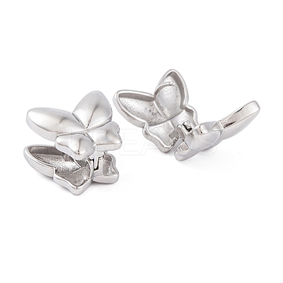 Non-Tarnish 304 Stainless Steel Hoop Earrings for Women EJEW-A049-03P-1